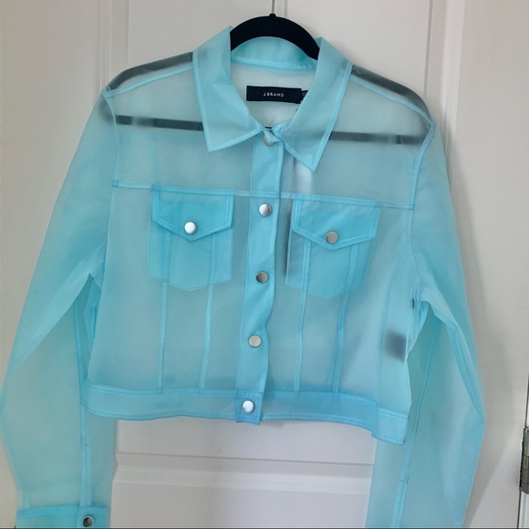 J brand clear blue Vega cloud jacket size Medium NWT - Picture 4 of 13